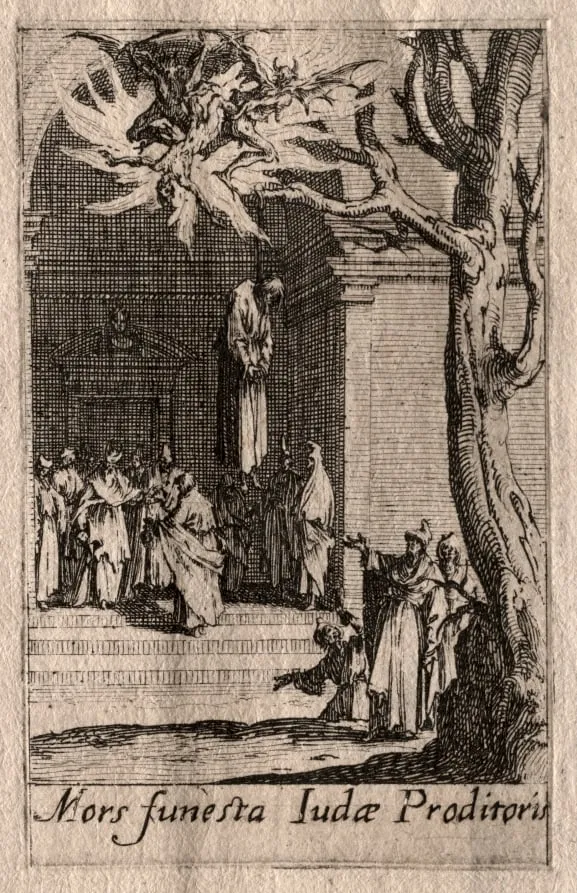 The Martyrdom of the Apostles: The Death of Judas, by Jacques Callot, 1632