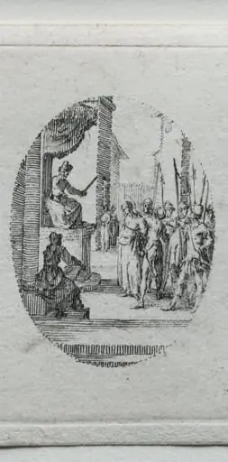The Mysteries of the Passion: Christ before Pilate, by Jacques Callot