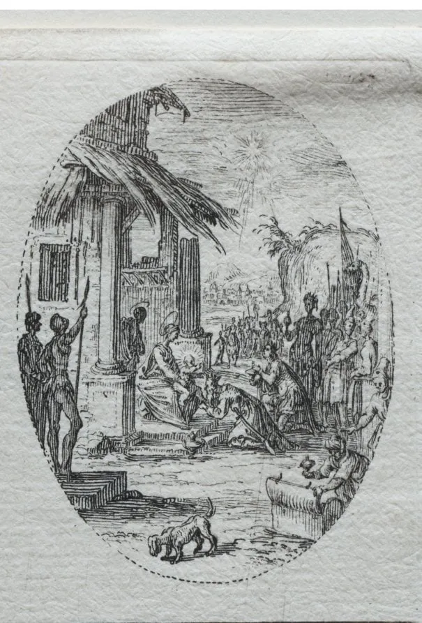 The Mysteries of the Passion: The Adoration of the Kings, by Jacques Callot, 1631