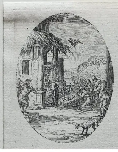 The Mysteries of the Passion: The Adoration of the Shepherds, by Jacques Callot