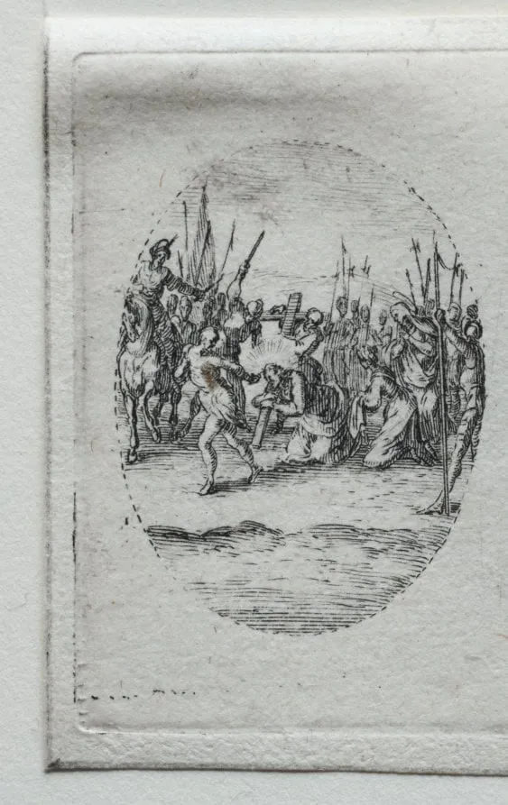The Mysteries of the Passion: The Carrying of the Cross, by Jacques Callot, 1631