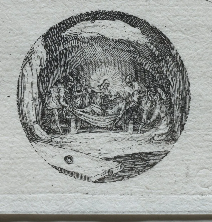 The Mysteries of the Passion: The Entombment, by Jacques Callot, 1631