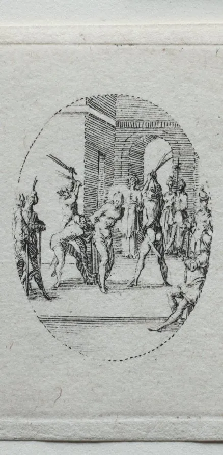 The Mysteries of the Passion: The Flagellation, by Jacques Callot, 1631