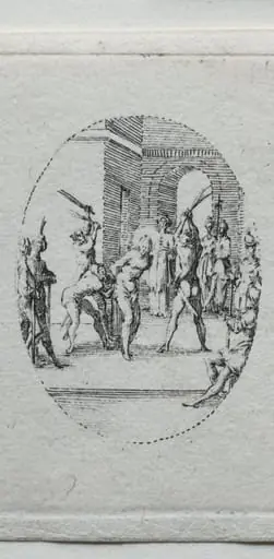 The Mysteries of the Passion:  The Flagellation, by Jacques Callot
