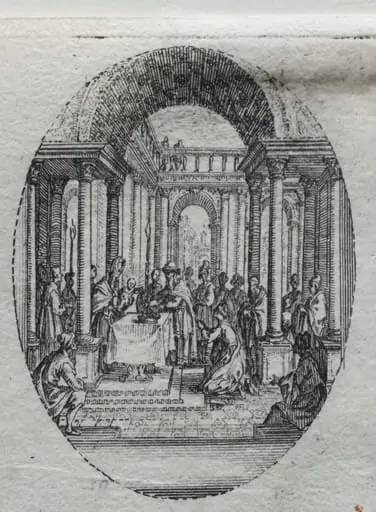 The Mysteries of the Passion: The Presentation in the Temple, by Jacques Callot