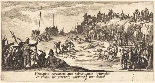 The Nailing to the Cross, by Jacques Callot