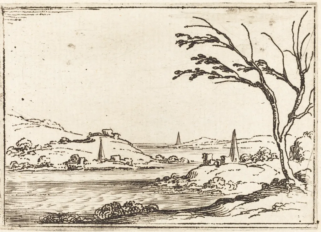 The Nile Flooding, by Jacques Callot, ink, 1628