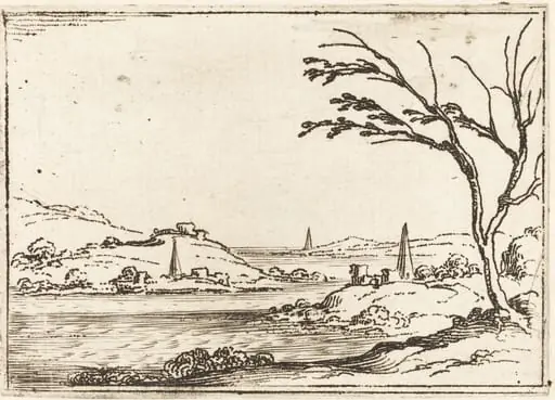 The Nile Flooding, by Jacques Callot