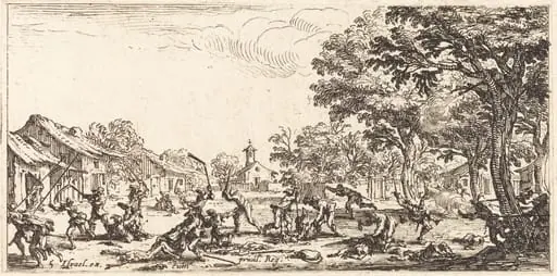 The Peasants' Revenge, by Jacques Callot
