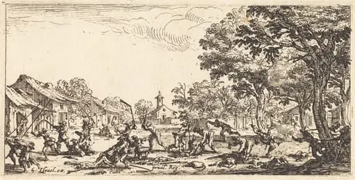The Peasants' Revenge, by Jacques Callot