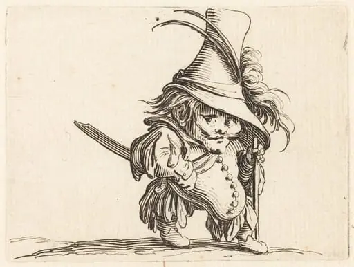 The Potbellied Man with the Tall Hat, by Jacques Callot