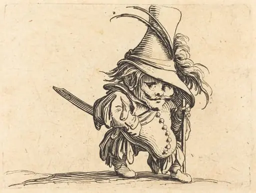 The Potbellied Man with the Tall Hat, by Jacques Callot