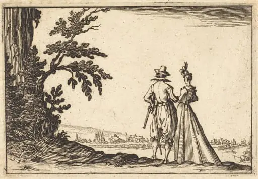The Promenade, by Jacques Callot