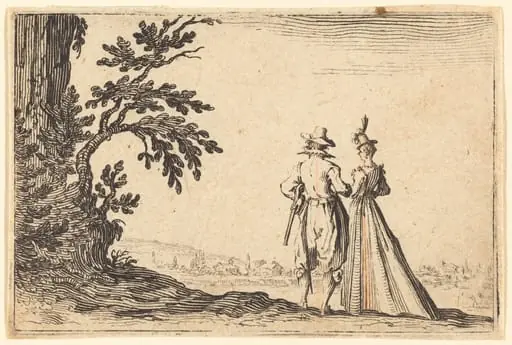 The Promenade, by Jacques Callot
