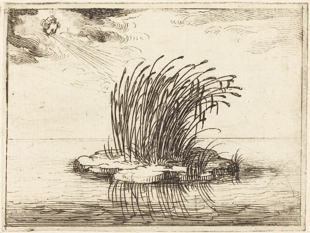 The Reeds and the Wind, by Jacques Callot, ink, 1628