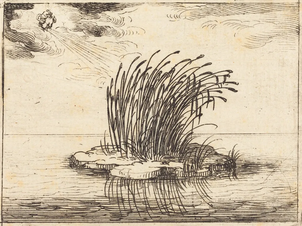 The Reeds and the Wind, by Jacques Callot, ink, 1628