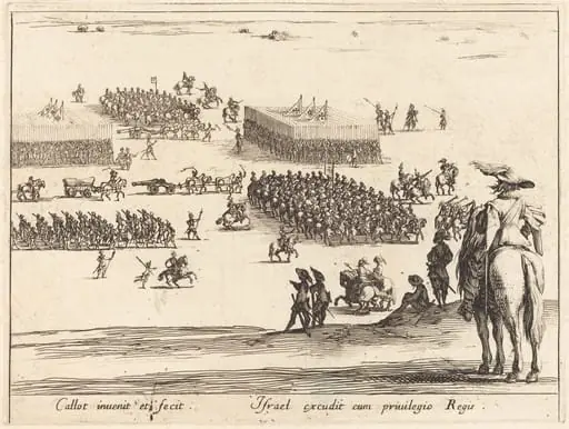 The Review, by Jacques Callot