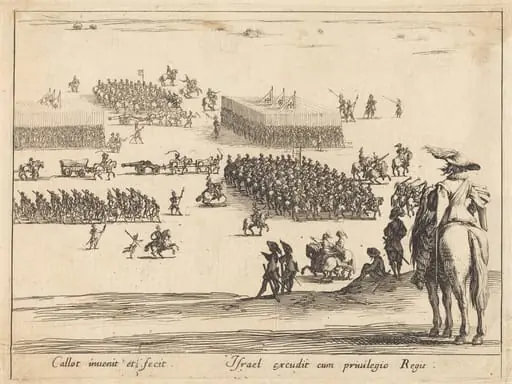 The Review, by Jacques Callot