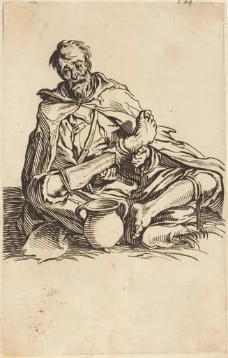 The Sick Man, by Jacques Callot