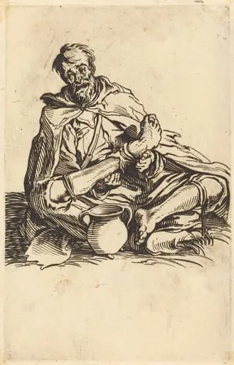 The Sick Man, by Jacques Callot