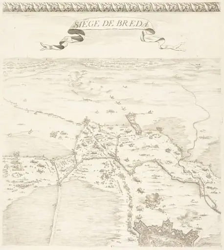 The Siege of Breda [plate 2 of 6], by Jacques Callot