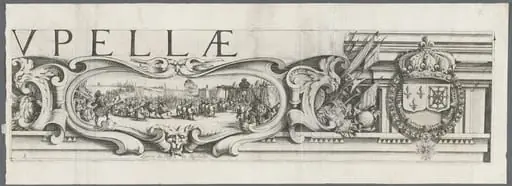 The Siege of La Rochelle: Plate 3, by Jacques Callot