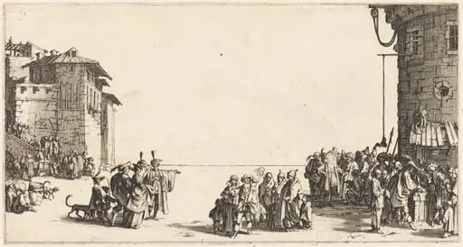 The Slave Market, by Jacques Callot