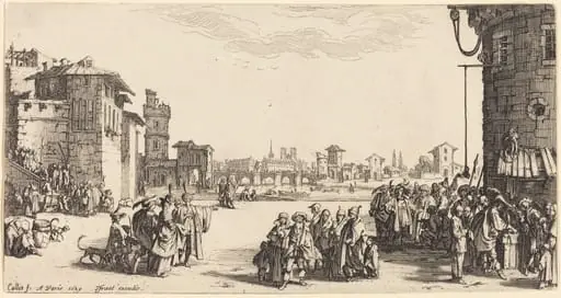 The Slave Market, by Jacques Callot