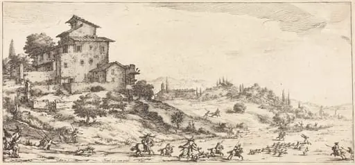 The Stag Hunt, by Jacques Callot