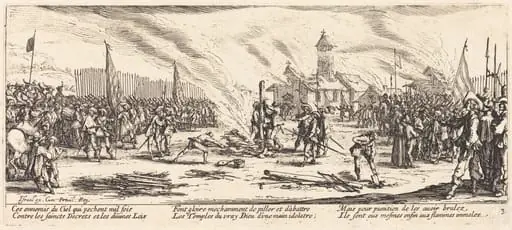 The Stake, by Jacques Callot