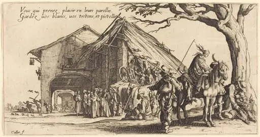 The Stopping Place, by Jacques Callot