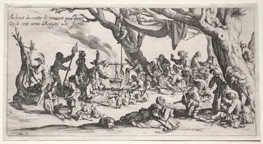 The Stopping Place: The Feast of the Bohemians, by Jacques Callot
