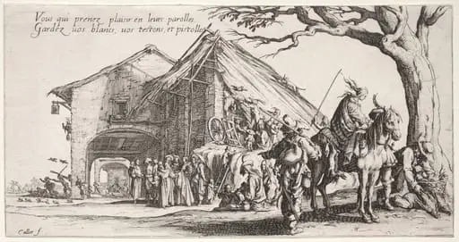 The Stopping Place: The Fortune Teller, by Jacques Callot