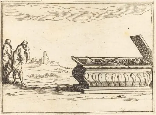 The Tomb, by Jacques Callot