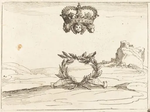 The Two Crowns, by Jacques Callot
