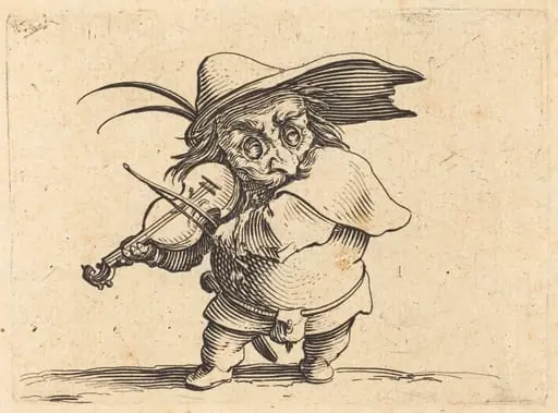 The Violin Player, by Jacques Callot