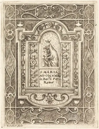 The Virgin at the Column (La Vierge à la colonne), by Jacques Callot