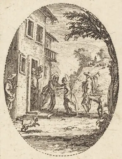 The Visitation, by Jacques Callot
