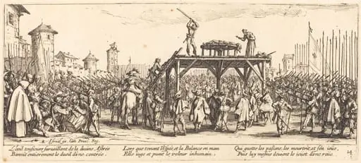 The Wheel, by Jacques Callot