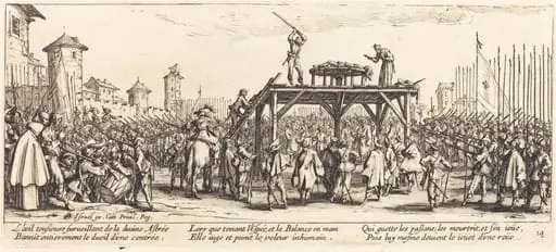 The Wheel, by Jacques Callot