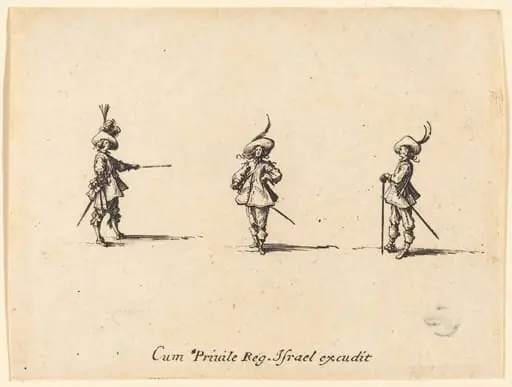 Unarmed Drill, by Jacques Callot