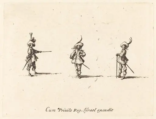 Unarmed Drill, by Jacques Callot