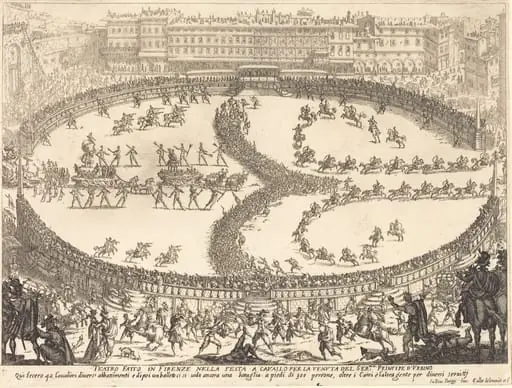 View of the Festival, by Jacques Callot