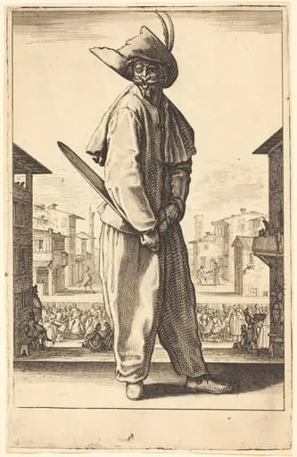 Zanni, by Jacques Callot