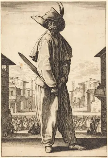 Zanni, by Jacques Callot