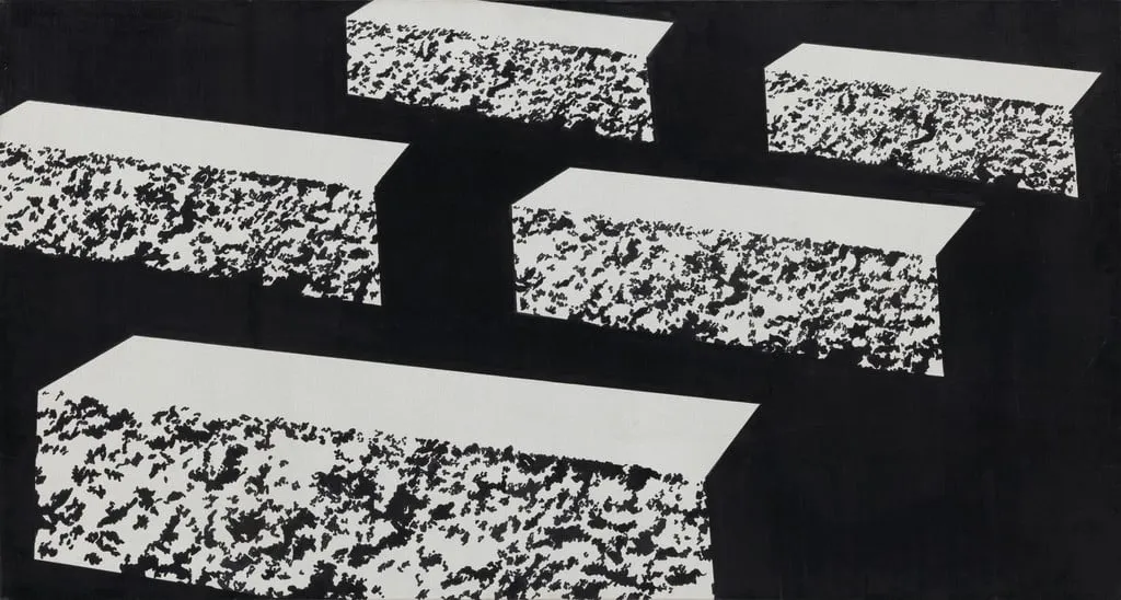 Untitled, by Jacques Charlier, ink