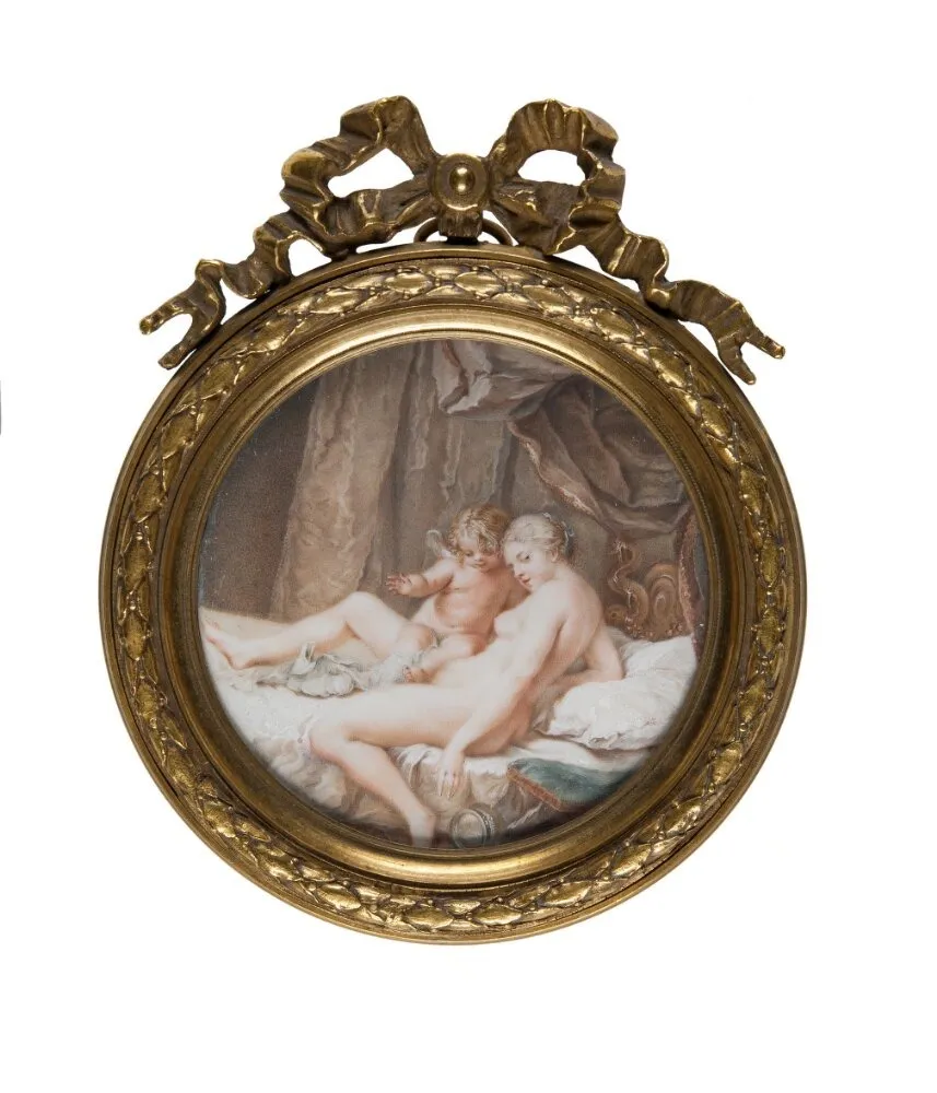 Venus and Amor, by Jacques Charlier, unspecified, 1749