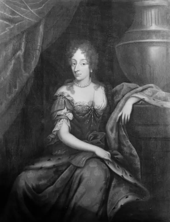 Dronning Charlotte Amalie (knæstykke), by Jacques d'Agar