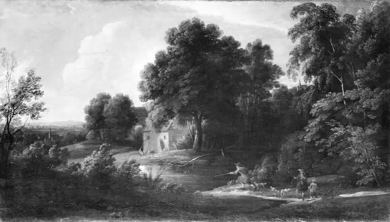Wooded Landscape with Hunters, by Jacques d'Arthois