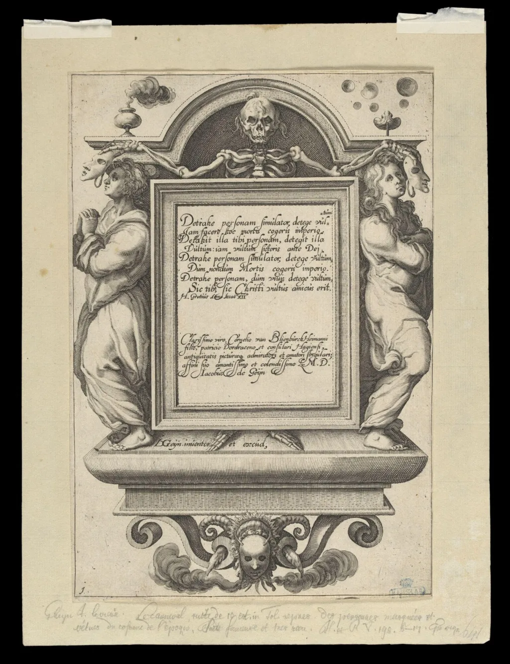 H Beard Print Collection, by Jacques de Gheyn, 1600